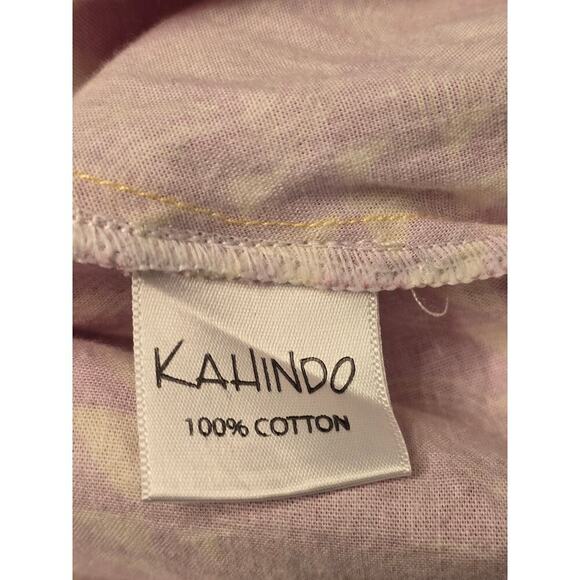 Anthropologie Kahindo Tanzania Maxi Dress Ruffle Strapless Cotton w/ Pockets - Picture 11 of 12